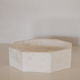 Caden Octangular Bowl - White Large