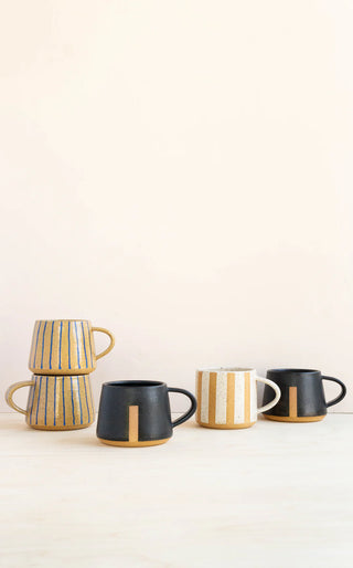 Void & Form Ceramic Mugs by Natalie Legg in Denver Colorado