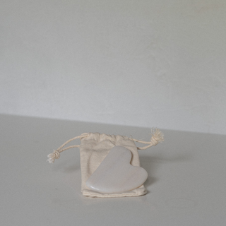 Crystal Gua Sha - White Jade