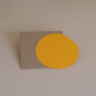 Yay Round Greeting Card with Envelope