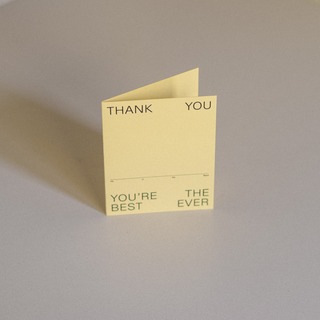 Fill In The Blank Thank You Card