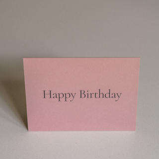 Happy Birthday Card No. 22 - Upright View