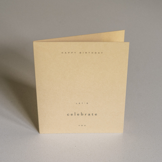 Happy Birthday Card No. 5 - Upright View