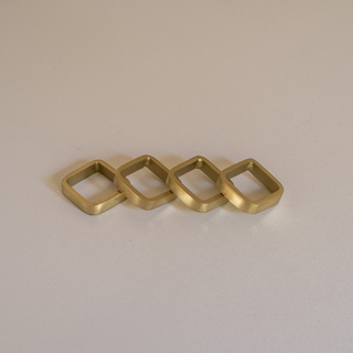 Lodhi Square Napkin Ring Set