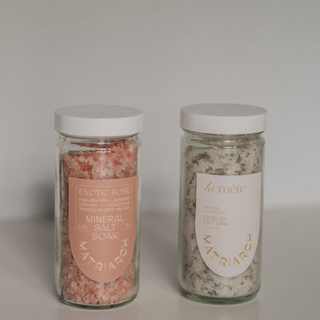 Matriarch Mineral Salt Soaks - Both Scents