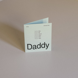 Parents Card - Daddy