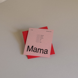 Parents Card - Mama - With Envelope