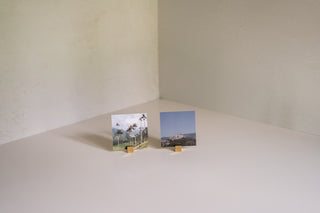 Two Bronte Photo Holders with Cocora Palms and Athens Acropolis Small Prints