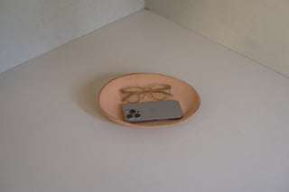Banks Leather Bowl with Apple iPhone 15 Pro and Warby Parker Glasses