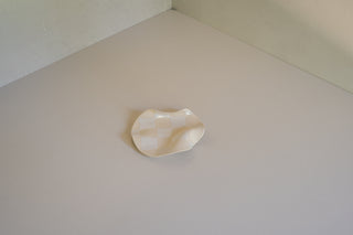 Stowe Ceramic Tray in White Checkered