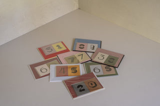 Birthday Numbers Cards in Protective Sleeves