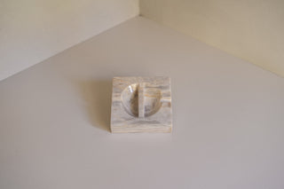Roca Ashtray in Amber Angle View