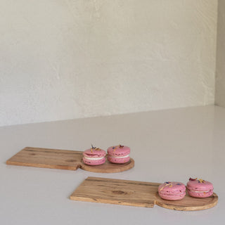 Amate Dessert Coaster Set in Pixi with Macarons