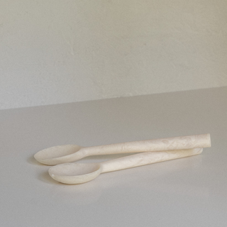 Rozelle Salad Servers Crossed Side View