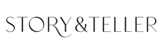 Story & Teller Single Line Text Logo