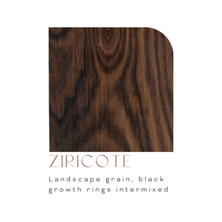 Santos Salad Server Set - Ziricote Wood Swatch