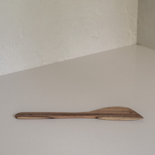 Zuni Spatula in Teak Laying Flat