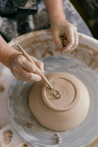 Ceramicist Making Bowl